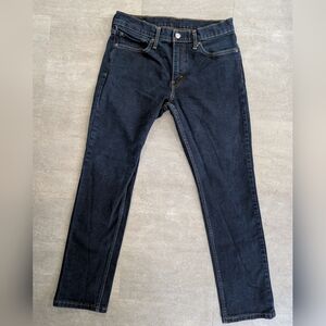 Levis 511 Jeans Mens 32x30 Blue Slim Straight Mid Rise Dark Wash Stretch Denim